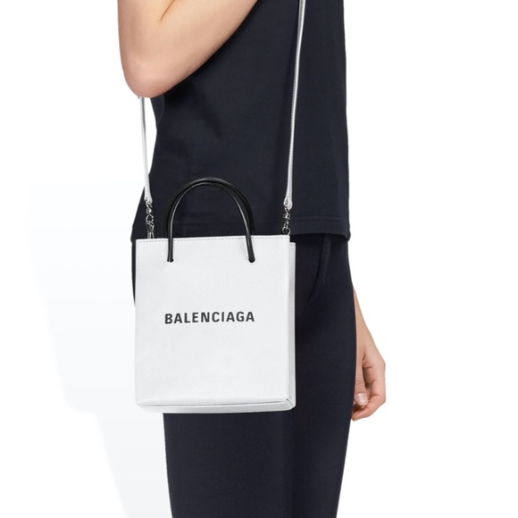 BALENCIAGA SHOPPING XXS NORTH SOUTH TOTE BAG - Picture 2 of 11